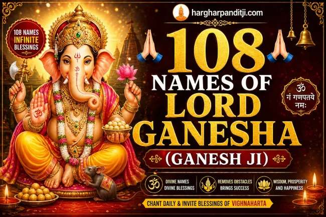 108 Names of Lord Ganesha